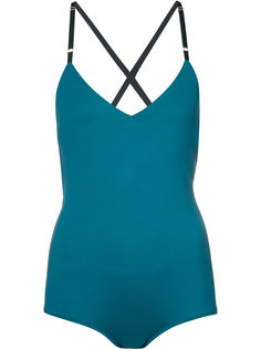 crisscross strap swimsuit Malia Mills