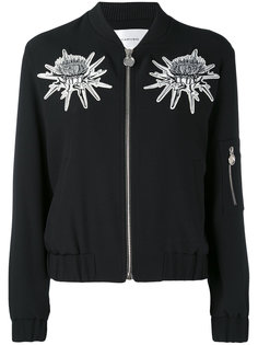 floral detail bomber jacket Carven