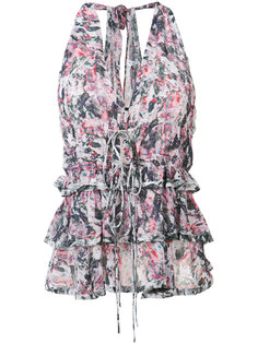 floral print ruffled blouse Iro