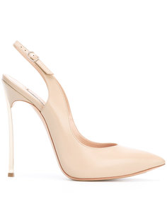 туфли с ремешком на пятке Casadei