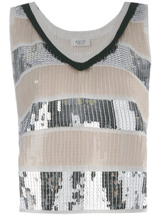 sequin embellished tank top Aviù