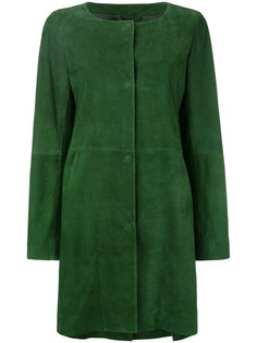 single breasted coat Herno