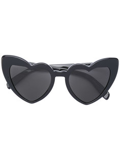 солнцезащитные очки в оправах-сердцах Saint Laurent