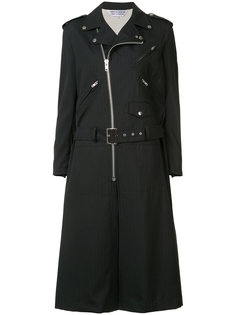 longline biker style coat Comme Des Garçons Comme Des Garçons