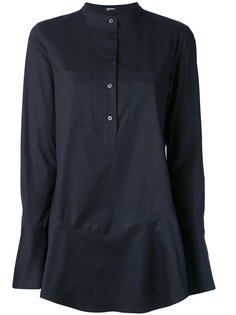 рубашка с расклешенным подолом Jil Sander Navy