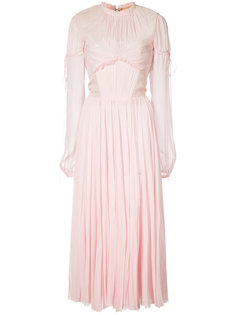 chiffon pleated dress J. Mendel