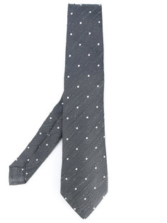 dots frayed tie Kiton