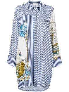 ship print shirt dress P.A.R.O.S.H.
