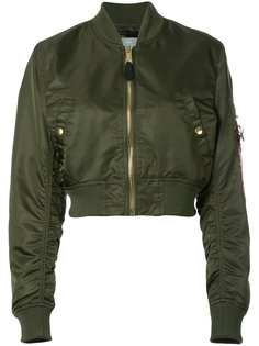 cropped bomber jacket Alpha Industries