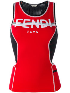 logo tank top Fendi