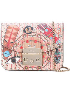 сумка через плечо с этническим принтом Furla