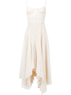 вязаное кружевное платье без рукавов Alexander McQueen
