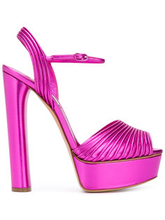 Vertiginous 140 pleated sandals Casadei