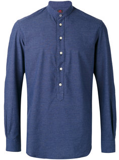 long sleeve collarless shirt Mp  Massimo Piombo