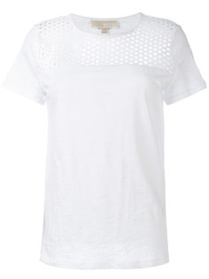 eyelet yoke T-shirt Michael Michael Kors