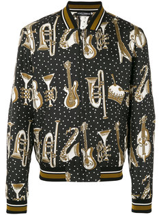 куртка с музыкальными инструментами Dolce &amp; Gabbana