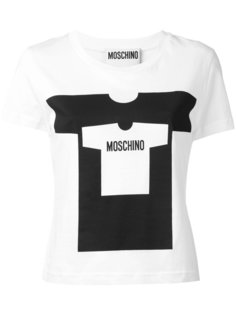 футболка с принтом с логотипом Moschino