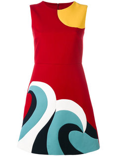 платье-шифт с абстрактным рисунком Red Valentino