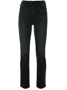busted knee jeans Frame Denim