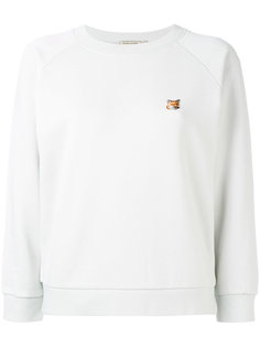 fox patch sweatshirt Maison Kitsuné
