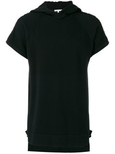 толстовка с короткими рукавами и капюшоном Helmut Lang