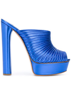 Montana 120 platform mule sandals Casadei