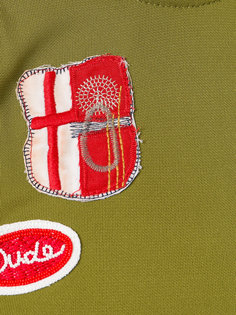 patch detail cropped vest Mr &amp; Mrs Italy