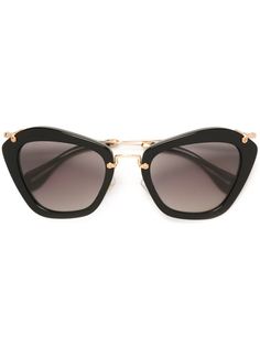 солнцезащитные очки с массивной оправой Miu Miu Eyewear