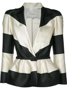 striped jacquard jacket Carolina Herrera