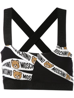 укороченный топ с рисунком Moschino