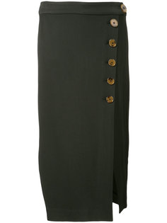 button detail skirt Khaite
