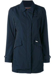 flap pocket coat Woolrich