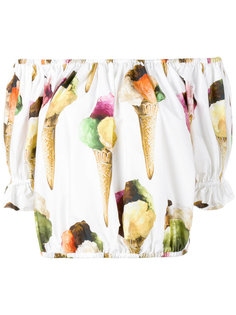 блуза с принтом в виде мороженого Dolce &amp; Gabbana