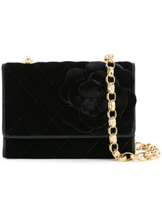 сумка с цветочным декором Chanel Vintage