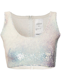 sequin crop top Ashish