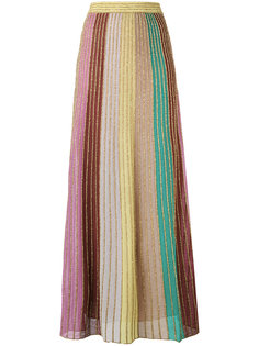 длинная юбка с отделкой металлизированной нитью M Missoni