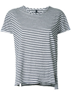 Organic Fine Stripe Basic Tee Nobody Denim