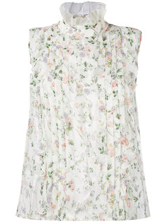 floral-print ruffled top Giambattista Valli