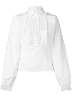 рубашка с отделкой оборками Dolce &amp; Gabbana