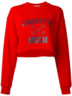 укороченная толстовка Crossfit MSGM
