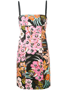 мини-платье с цветочным рисунком Just Cavalli