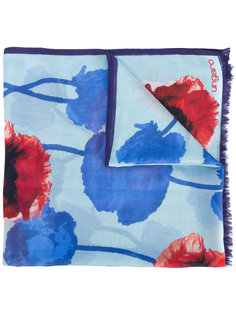 шарф с цветочным принтом Emanuel Ungaro