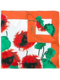 шарф с цветочным принтом Emanuel Ungaro