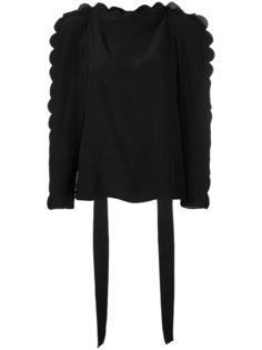 блузка с фестонами Fendi