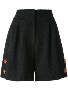 шорты с отделкой в виде цветов Dolce &amp; Gabbana