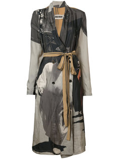 printed belted coat  Uma Wang