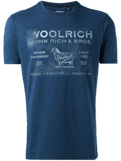 футболка с логотипом Woolrich