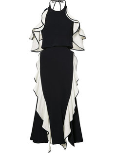double ruffle dress Jonathan Simkhai