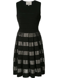 metallic striped knit dress Carolina Herrera