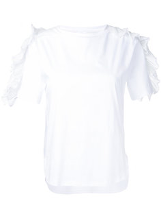 ruffled sleeve T-shirt Cityshop